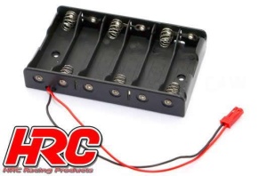 HRC Batteriehalterung - AA - 6 Zellen - Flach -
