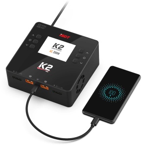 ISDT K2 Dual Charger 200 (500)W x2 AC/DC Ladegerät 1-6S