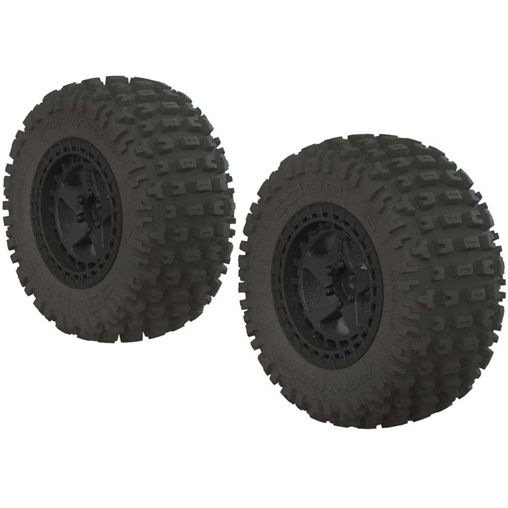 Arrma 1/10 dBoots Fortress SC 2.2/3.0 Pre-Mounted Tires,