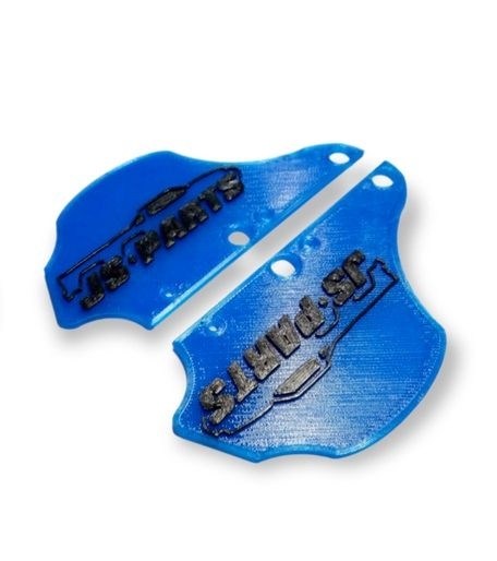 JS-Parts ultraflex Mudguards für Arrma Senton blau