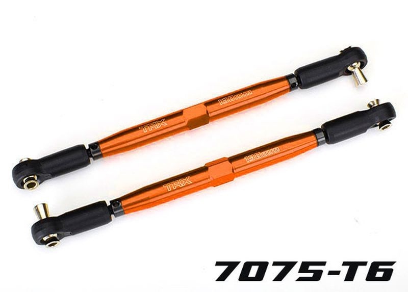 Traxxas Vorspurstange 7075-T6 Aluminium orange 157mm (2)
