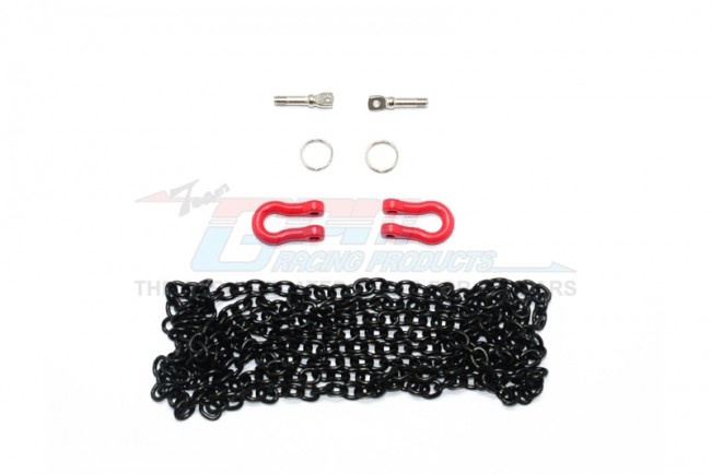 GPM Scale Accesories: Metal towing rings w/chain for crawler