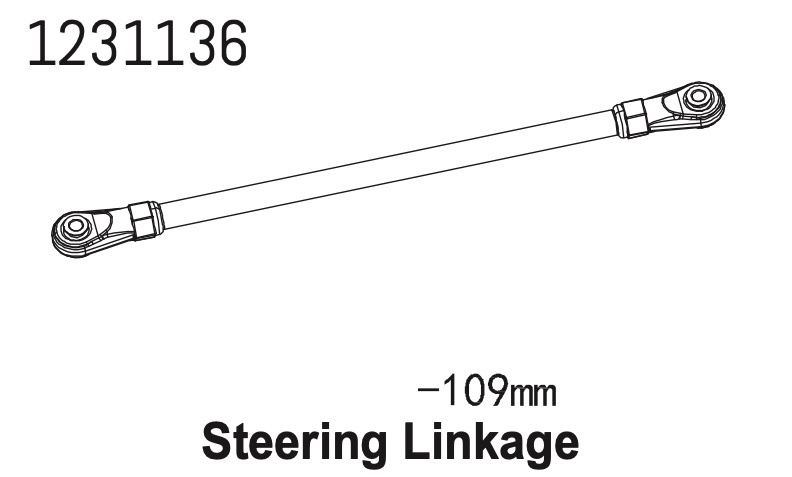 Absima Linkset Lenkung 109mm CR4.4 (2)