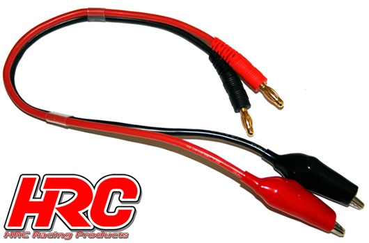 HRC Racing Ladekabel - Gold - Banana Plug zu Krokodil