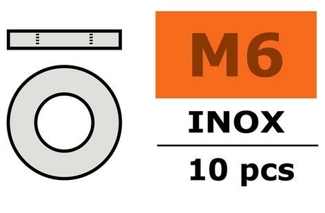 G-Force RC - Washer - M6 - Inox (10)