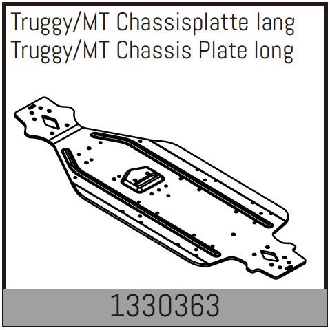 Absima Truggy/MT Chassisplatte lang