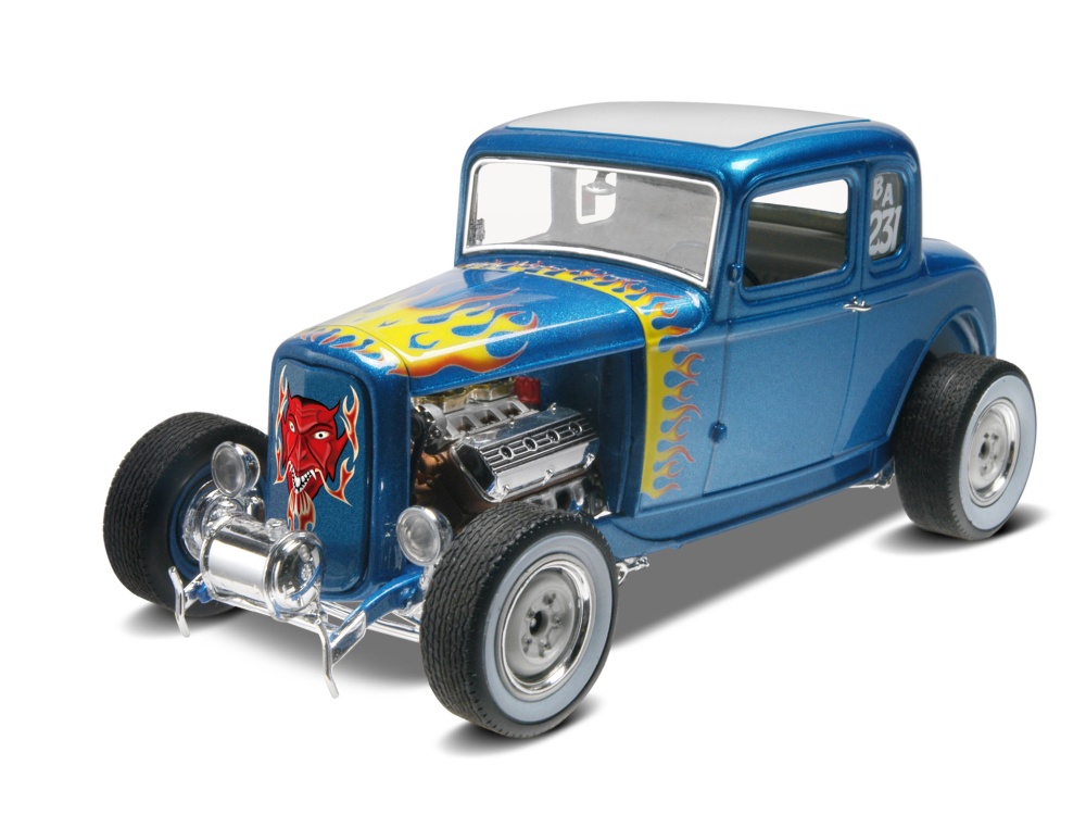 Revell 1932 Ford 5 Window Coupe 2n1