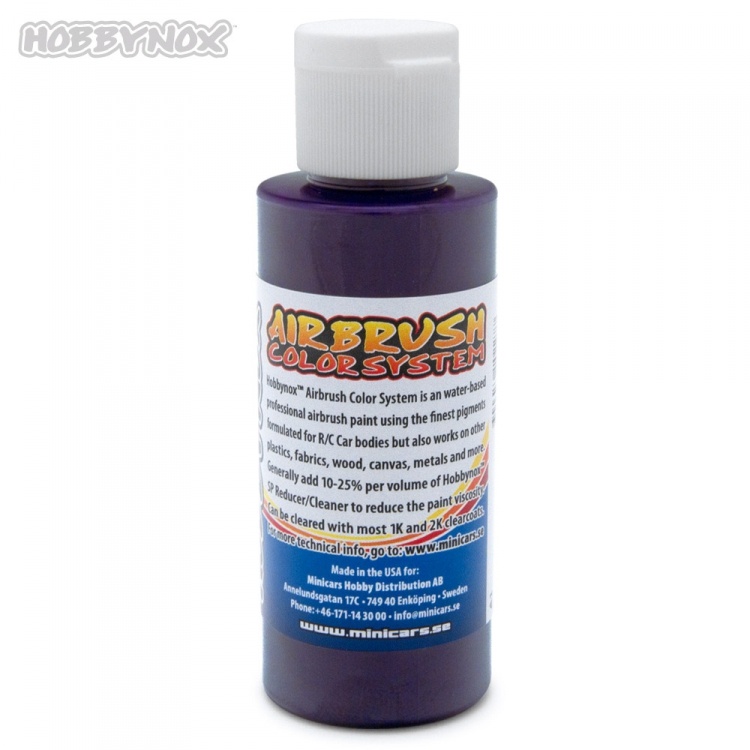 Hobbynox Airbrush Color Transparent Purple 60ml