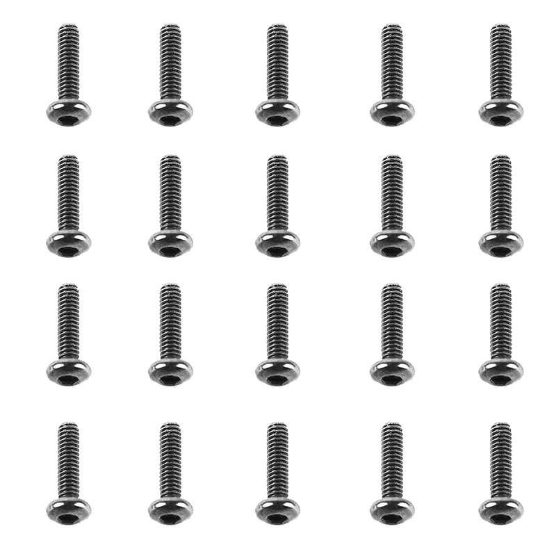 LC Racing Sechskant Rundkopfschraube M2x8mm 20 Stück