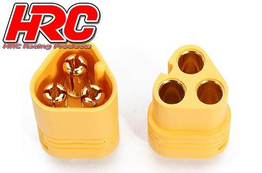 HRC Racing Stecker - Gold - MT60 Triple - 1 Paar