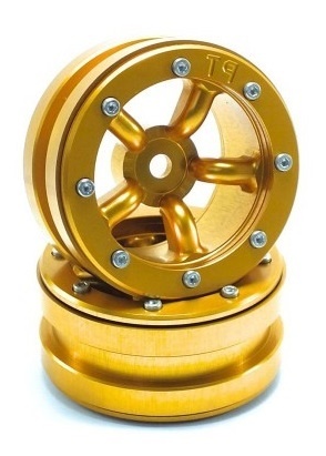 Metsafil Beadlock Wheels PT-Safari Gold/Gold 1.9 (2 Stk)