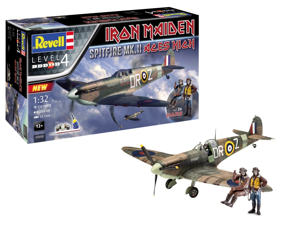 Revell Spitfire Mk.II Aces High Iron Maiden