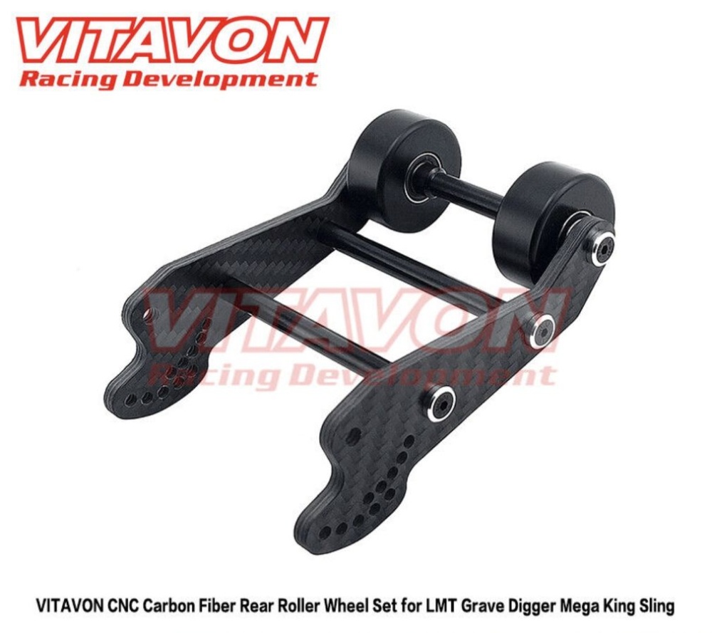 Vitavon Wheelie Bar - für LMT - Carbon - 1 Set