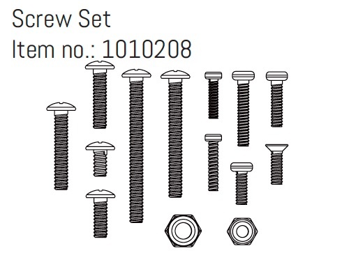 Absima Screw Set for - GOAT (AB240384)