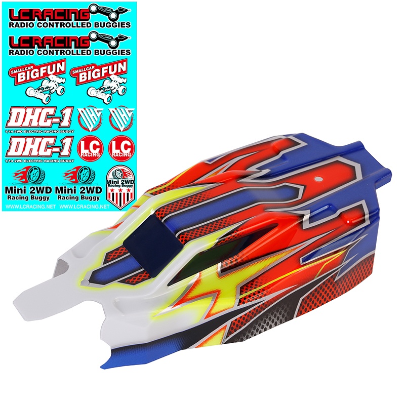 LC Racing Karosserie vorlackiert blau BHC1