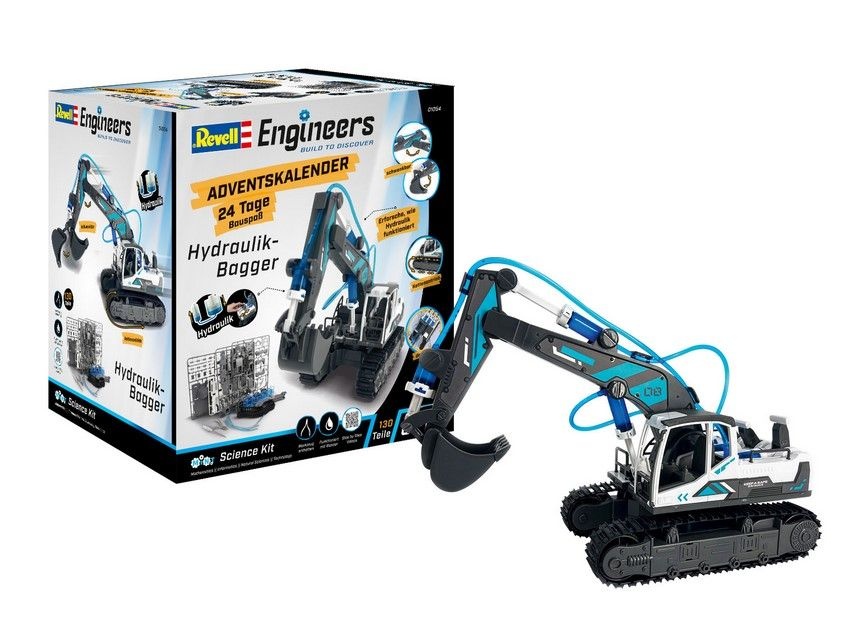 Revell Adventskalender Engineers Hydraulischer Bagger