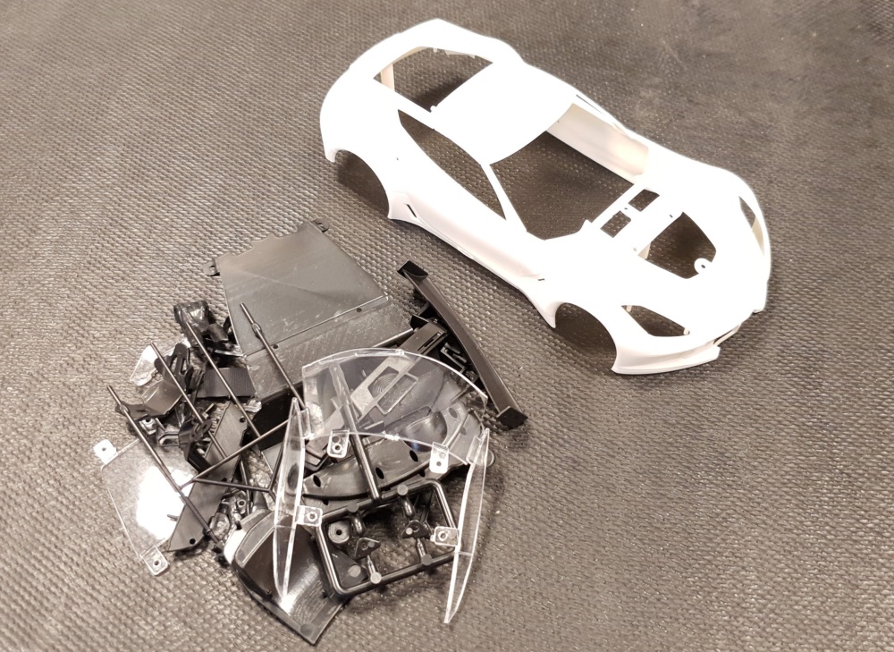 NSR Corvette C7R White Body Kit / Karosserie unlackiert