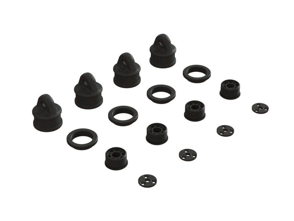 Arrma Shock Cap, Collar & Cartridge Set (ARA330568)