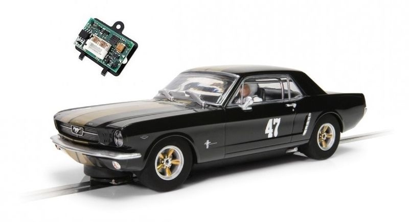 Scalextric 1:32 Ford Mustang #47 Black & Gold HD