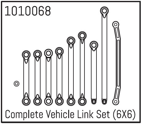 Absima Complete Vehicle Link Set (6X6)