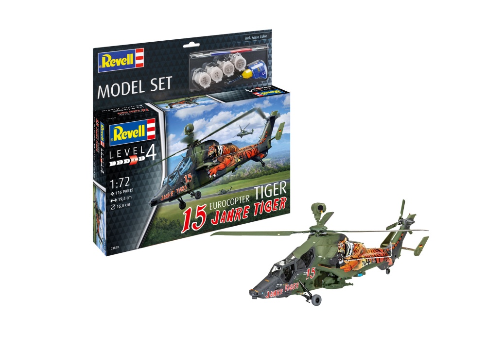Revell Modell Set Eurocopter Tiger 15 Jahre Tiger