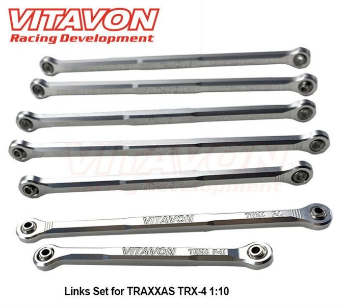 Vitavon Link-Set komplett 7-teilig ALU7075 - TRX4 324mm