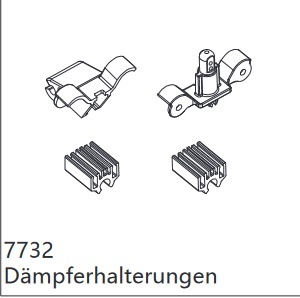 DF Models 7732 Dämpferhalterungen ((V/H)