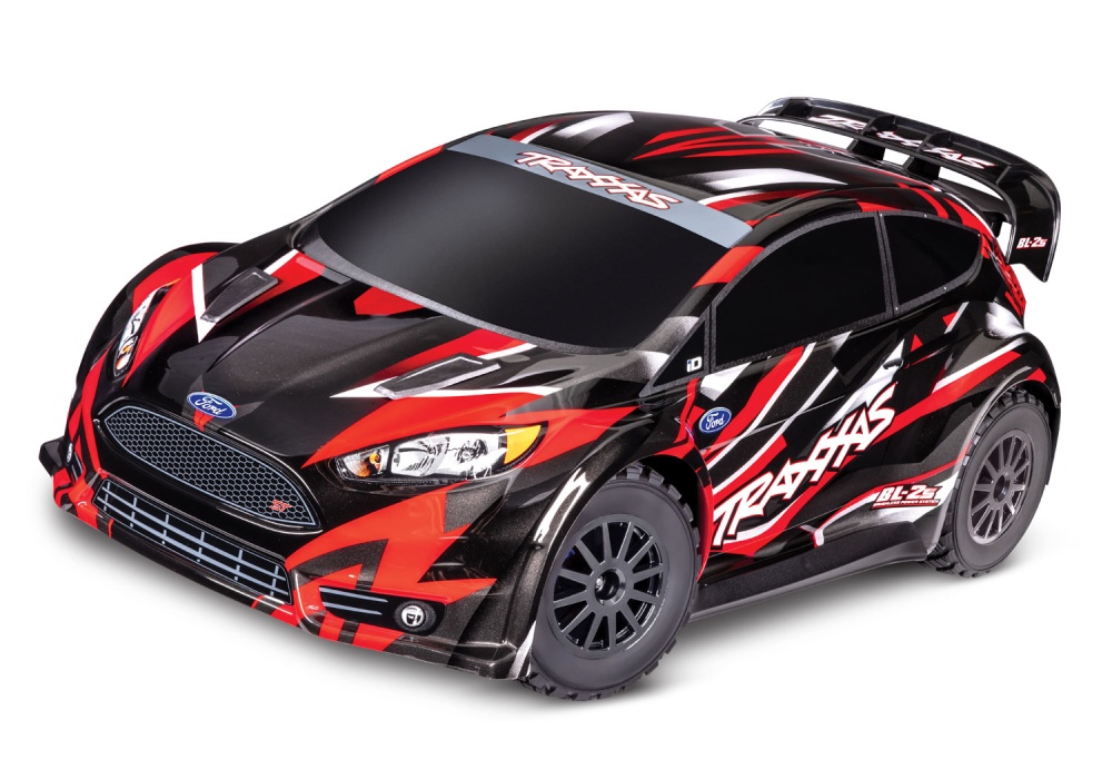 Traxxas Ford Fiesta ST 4x4 BL-2S rot 1/10 Rally RTR