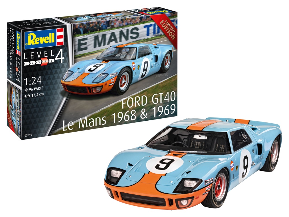 Revell Ford GT 40 Le Mans 1968 & 1969