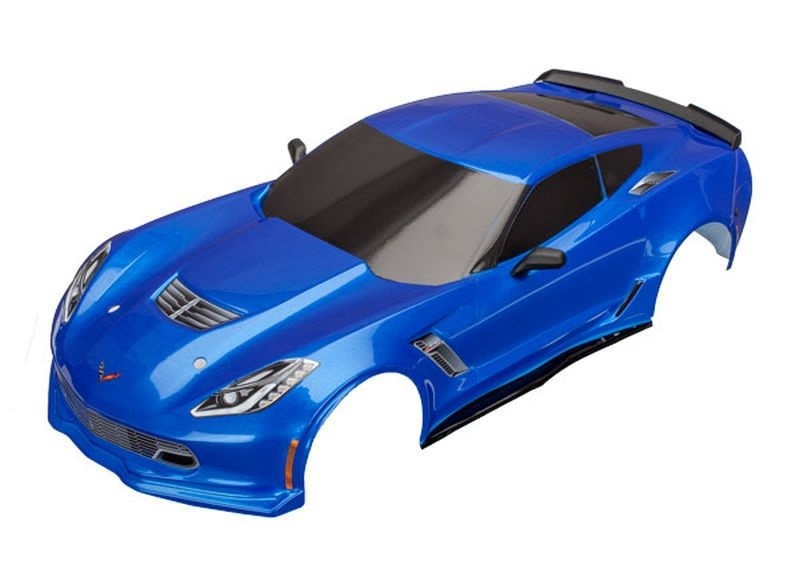 Traxxas Karo Chevrolet Corvette Z06 blau