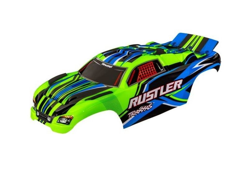 Traxxas Karosserie Rustler grün clipless TRAXXAS