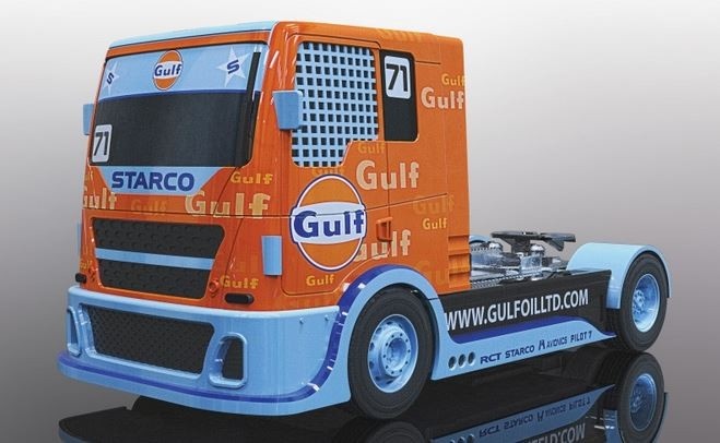 Scalextric Gulf Racing Truck #71 SRR