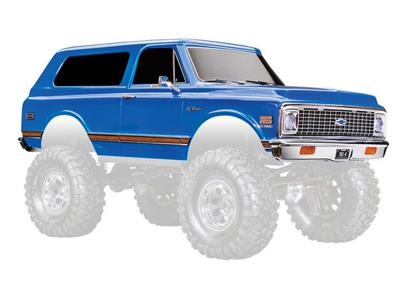 Traxxas Karosserie Chevrolet Blazer 1972 blau komplett