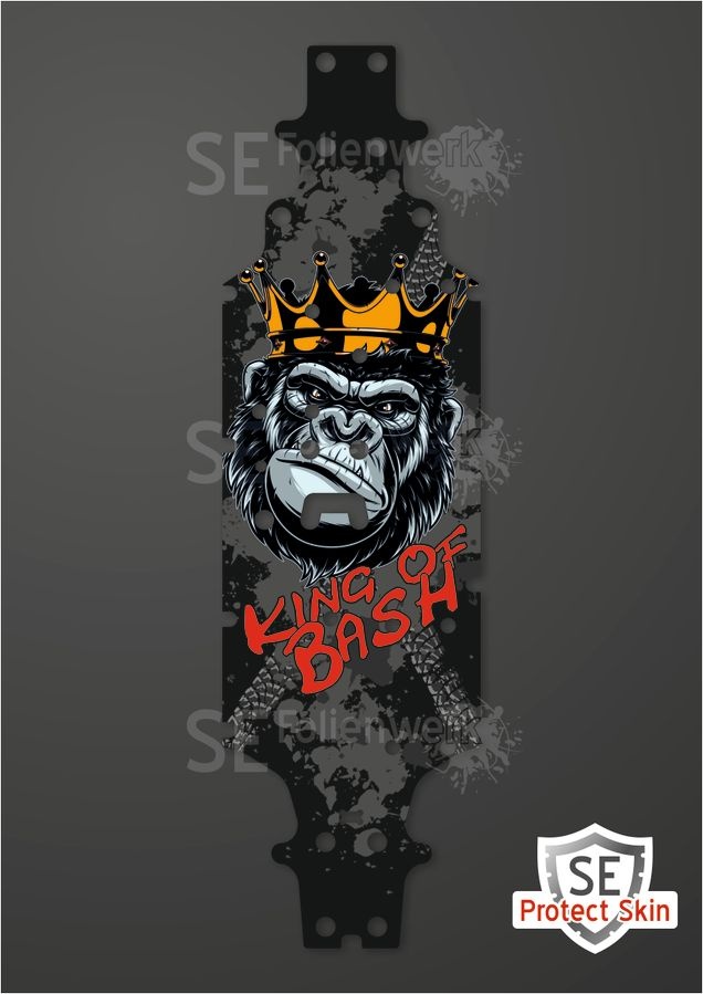 JS-Parts SE Protect Skin Printed D01 King of Bash