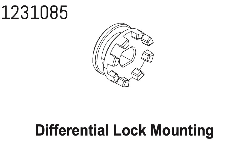 Absima Diff-Lock Sperre CR4.4