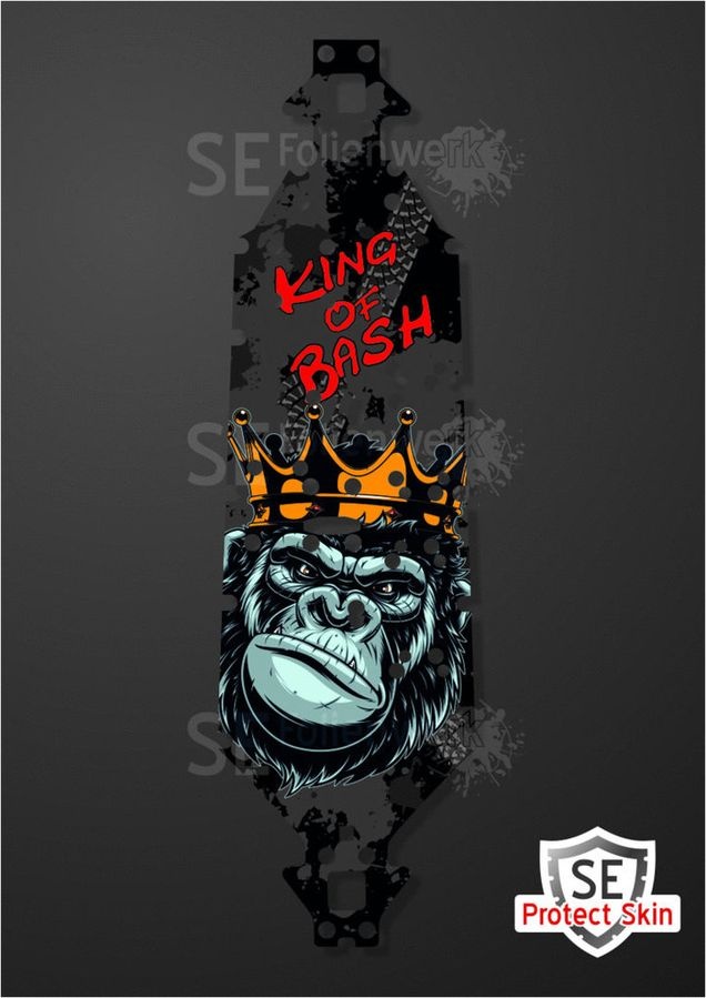 JS-Parts SE Protect Skin Printed D01 King of Bash