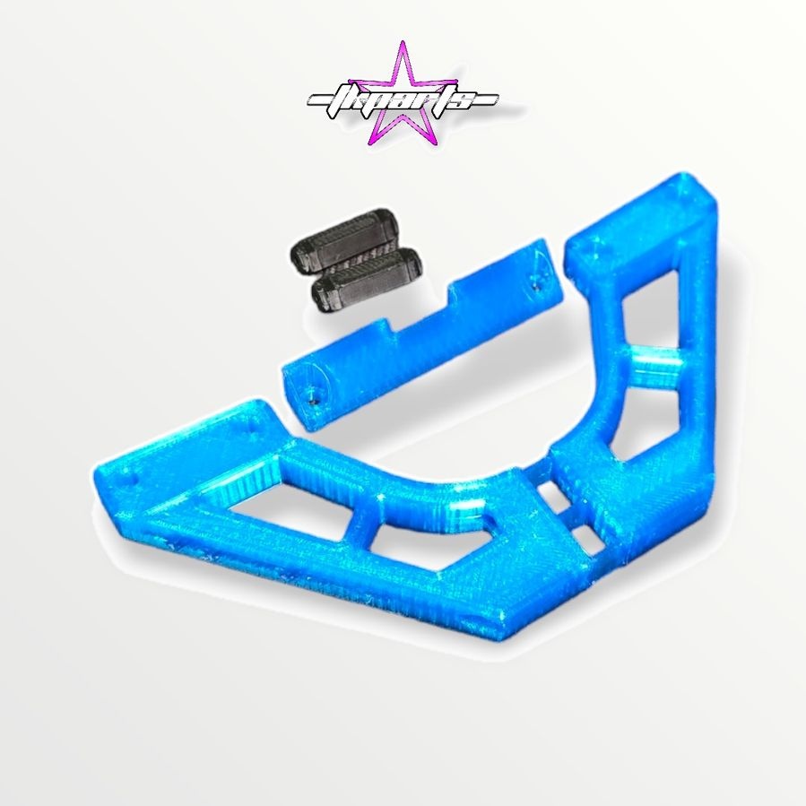 JS-Parts Spoilerhalter passend für Team Corally Kagama blau