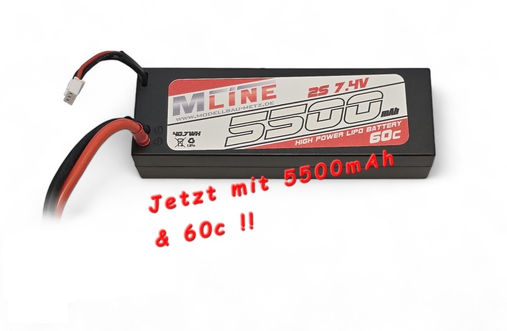 MLine Power Racing 60C - 5500mAh - 2S - 7,4V - XT-90 -