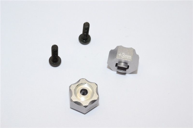 GPM-Aluminium-Sechskantadapter (+3 mm) - 2-teiliges Set für