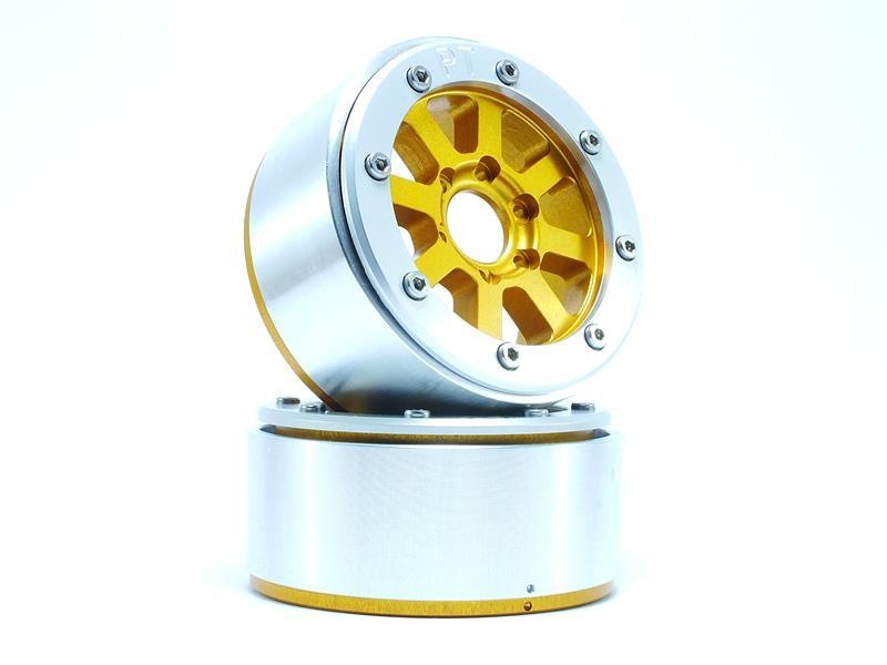 Metsafil Beadlock Wheels HAMMER gold/silber 1.9 (2) ohne