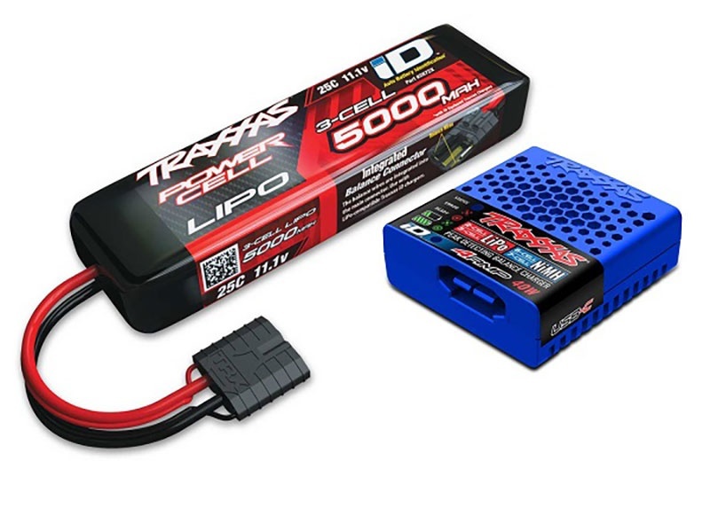 Traxxas USB-C 4A Ladegerät + LiPo 5000mAh 3s 11,1V Set