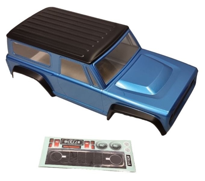 Absima PC Crawler Karosserie Bronco Stil Metallic-Blau