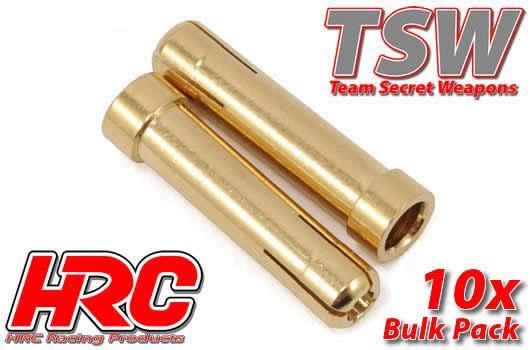 HRC Racing Stecker - Gold - TSW Pro Racing - Adapter Rohr -