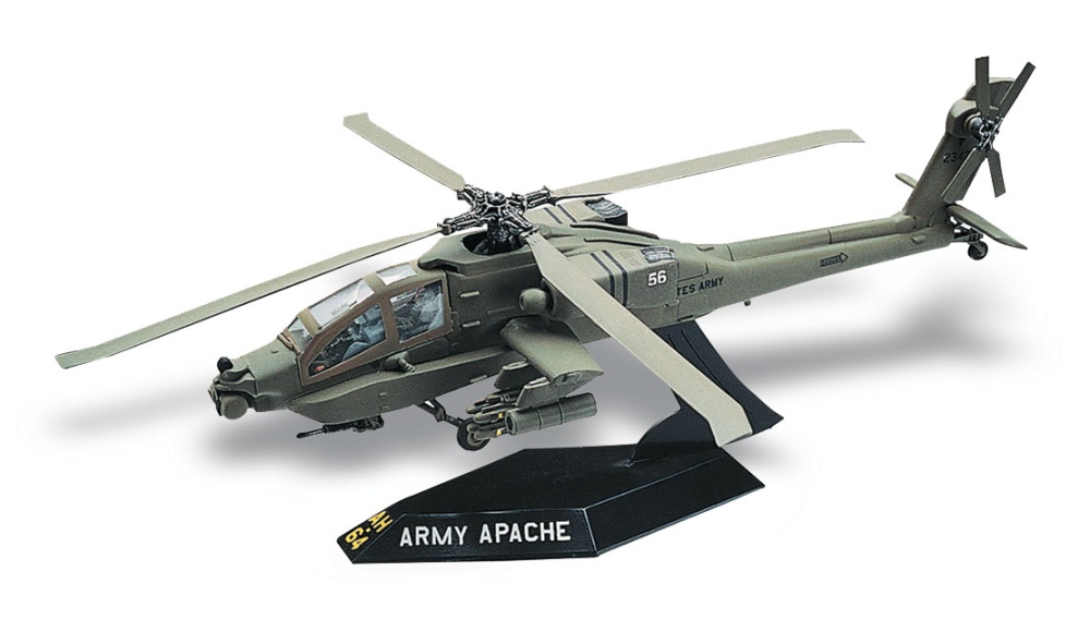 Revell AH-64 Apache Helicopter - Snap Tite