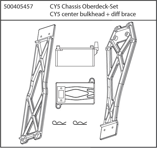Carson CY-5 Chassis Oberdeck-Set
