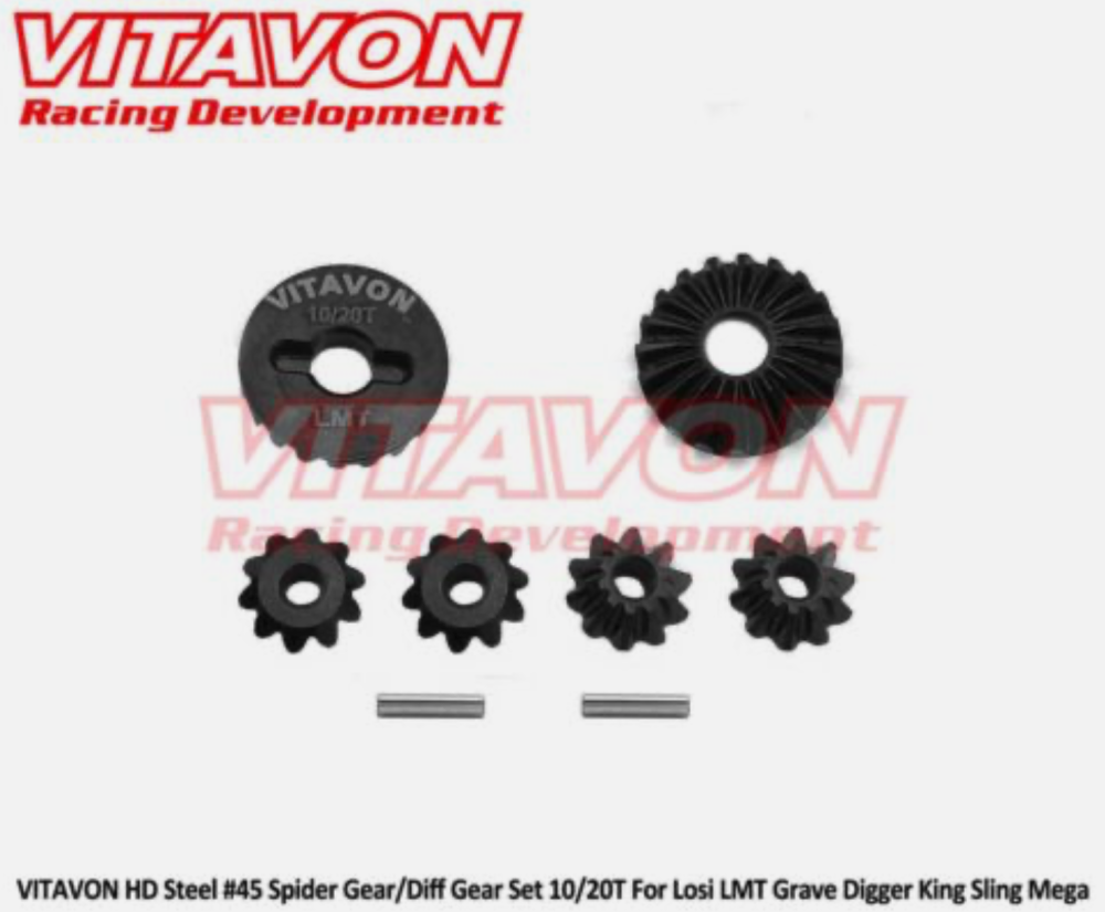 Vitavon Differential Zahnräder Set Traxxas Sledge