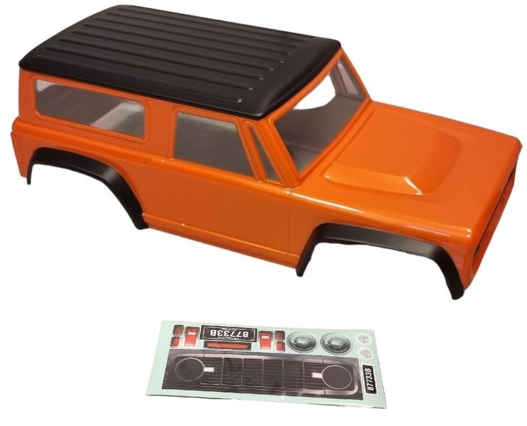 Absima PC Crawler Karosserie Bronco Stil Orange