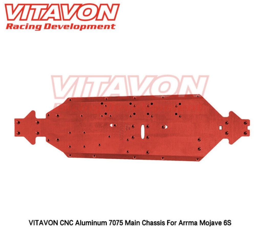 Vitavon Chassisplatte - Mojave - Fireteam - rot - Stück