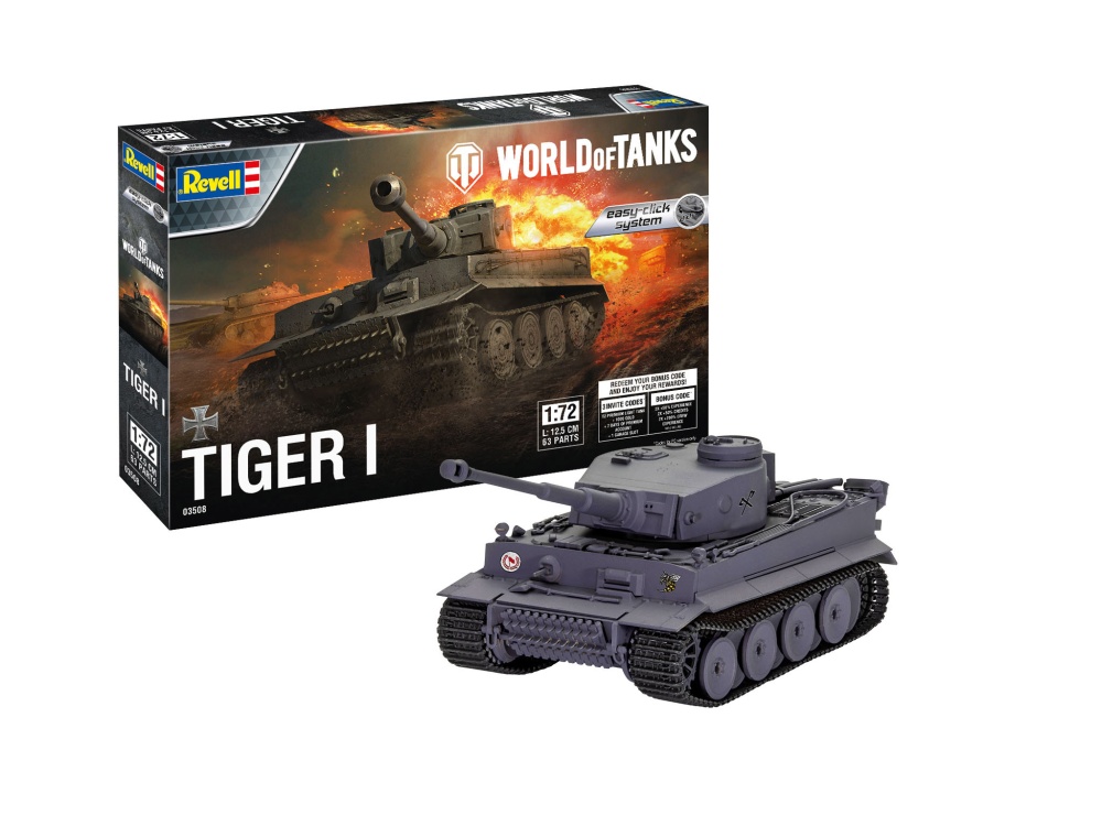 Revell Tiger I easy-click-system World of Tanks