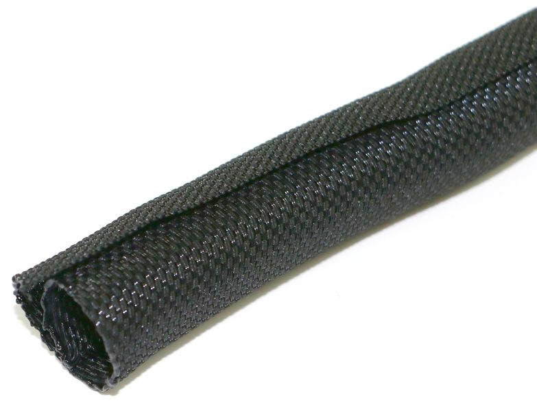 HRC Kabel - Gewebeschutzschlauch WRAP - Super Soft - schwarz